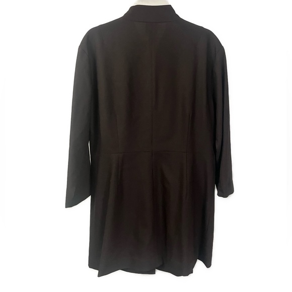 Eileen Fisher Women’s Brown One Button Light Weight Unstructured Blazer- Size M - Picture 2 of 5